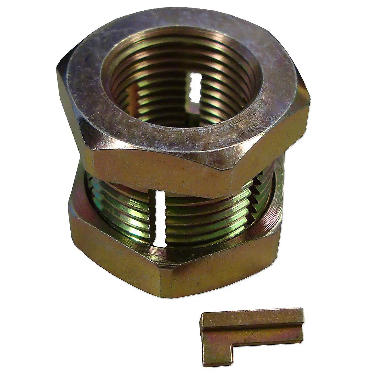 Front Wheel Clamp Lock Nut Axle Shaft  Front Wheel Fits Massey Tractor 50 Te20 1
