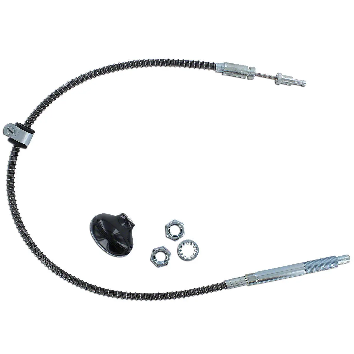 10B195 Sherman Transmission Shift Cable W/ Knob-Fits Massey Ferguson Te20 Tea20 1