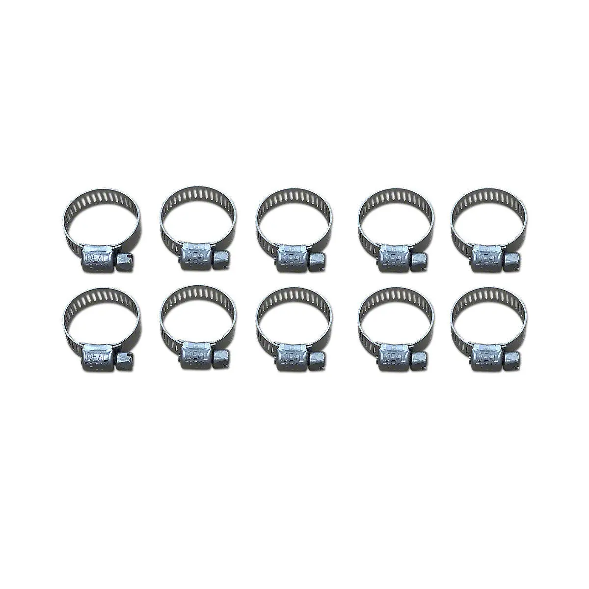 Worm Drive Hose Clamp 10 Pack Fits Allis Chalmers Tractor | 7/16"-1" 1
