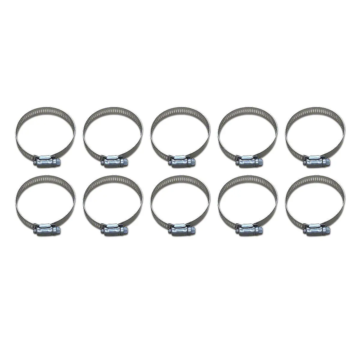 Worm Drive Hose Clamp Fits Cockshutt Tractor | 1-3/4" To 2-3/4" 10 Pack 1