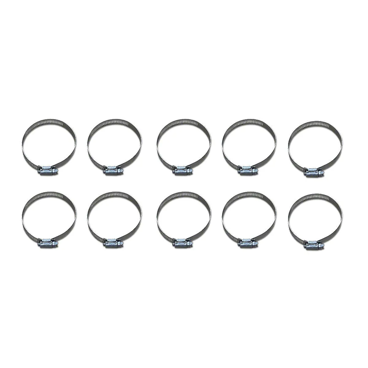Worm Drive Hose Clamp Fits International Tractor | 2-1/2" To 3-1/2" 10 Pack 1