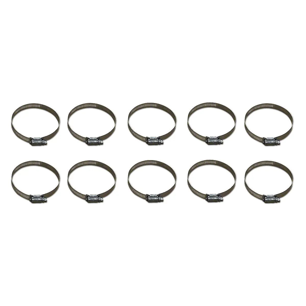 Worm Drive Hose Clamp Fits John Deere Tractor | 2-3/4" To 3-3/4" 10 Pack 1