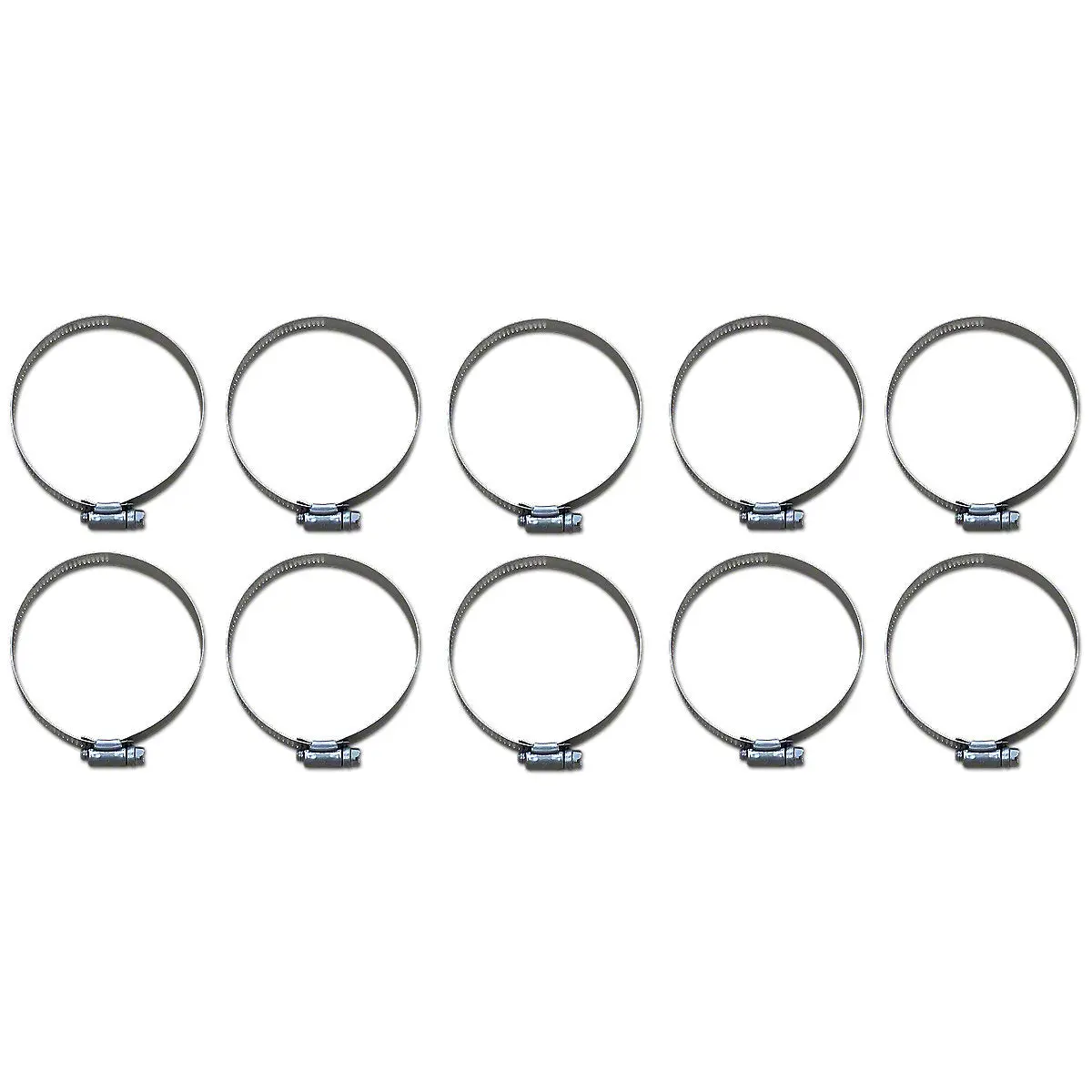 Worm Drive Hose Clamp Fits Ford Tractor | 3-4" 10 Pack 1