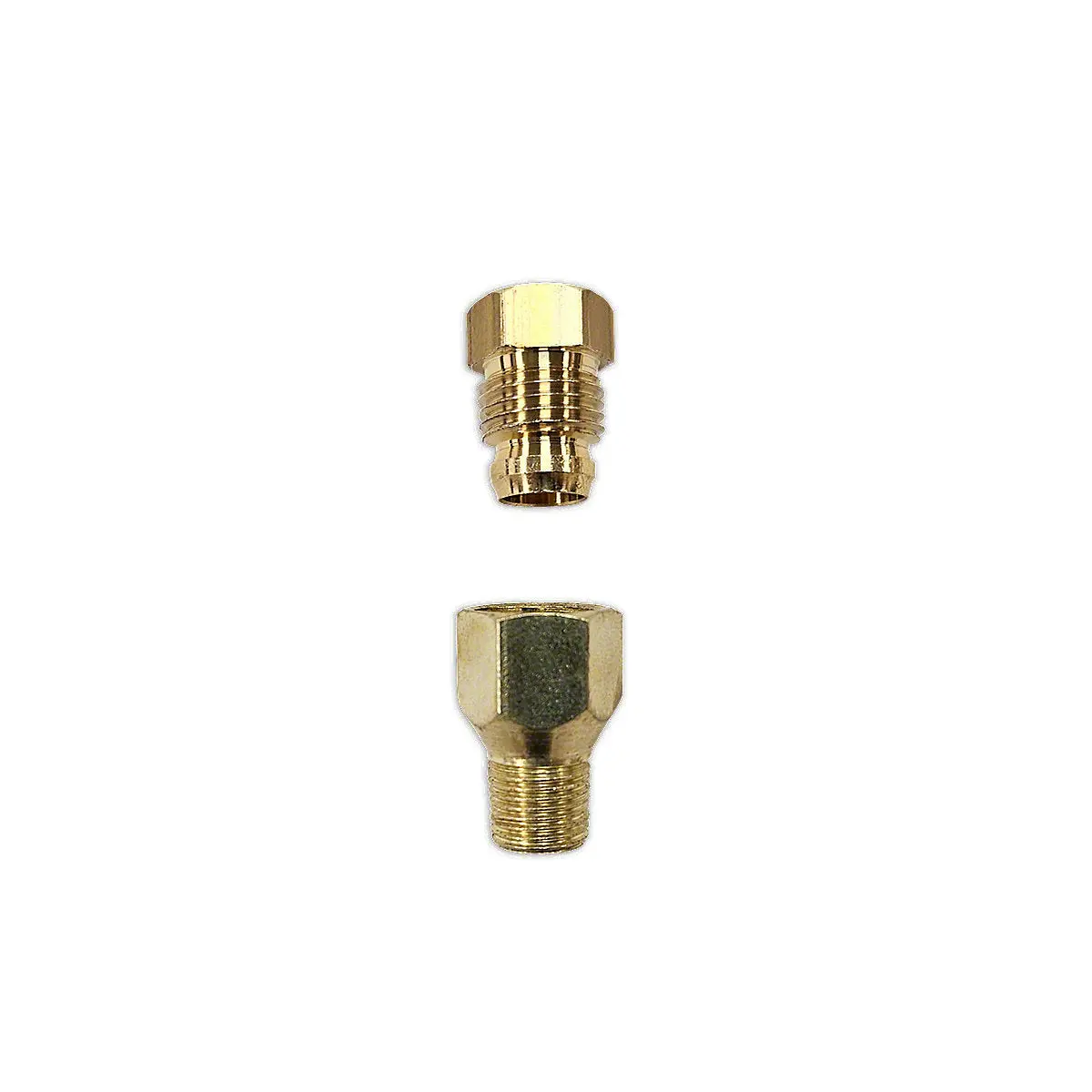 Fuel Line Adapter Compression Fitting (1/8" Npt - 5/16") Fits Ford Tractors 1