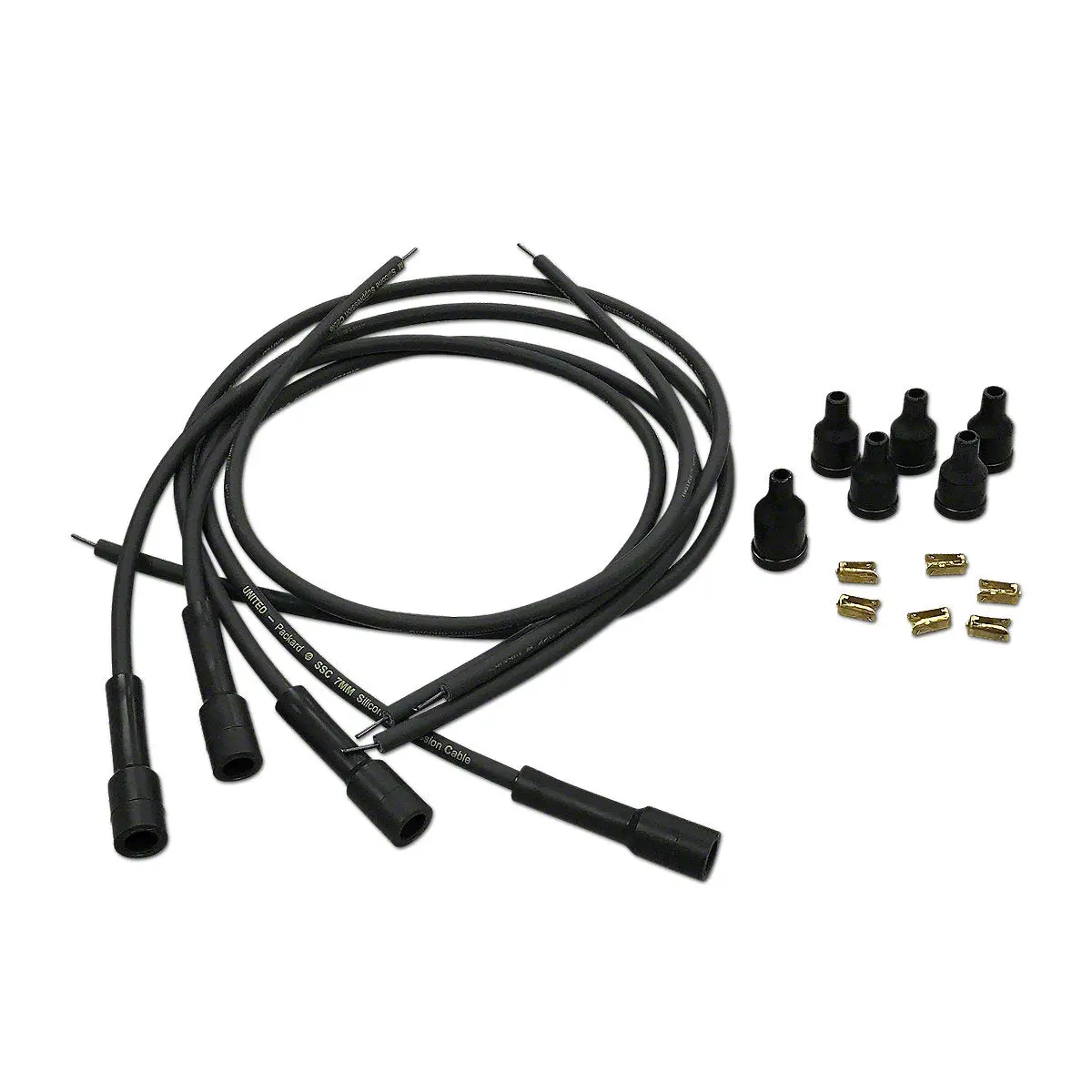Spark Plug Wiring Set Fits Case Tractor | 4-Cylinder Straight Boots 1