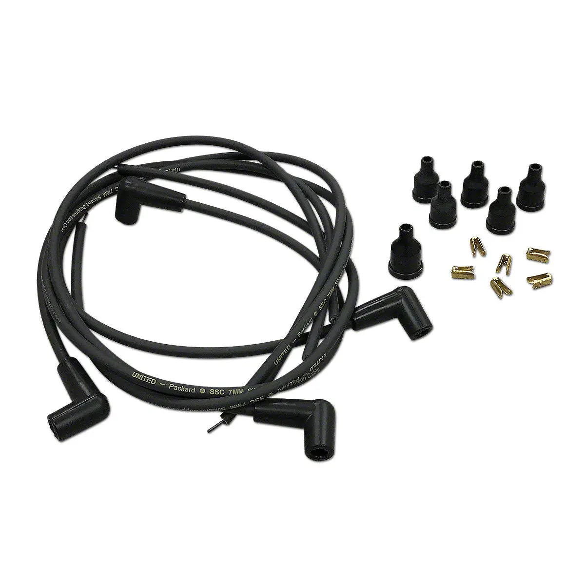 Spark Plug Wiring Set Fits Case Tractor | 4-Cylinder 90 Degree Boots 1