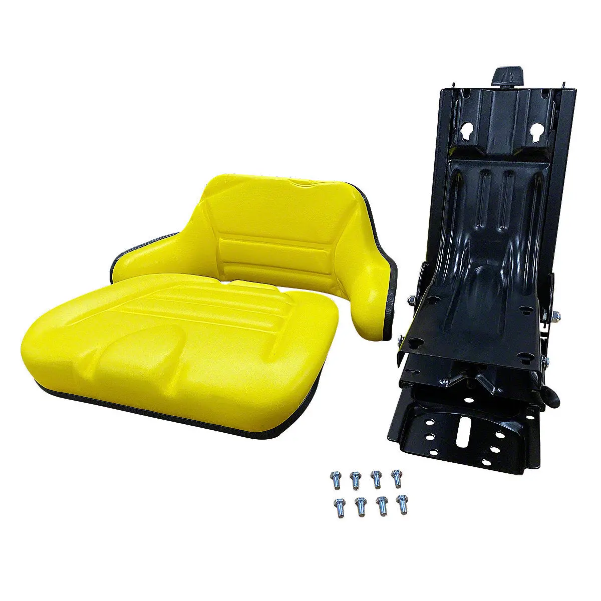 Seat Full Suspension Fits International Tractor | Yellow Universal Fit 1