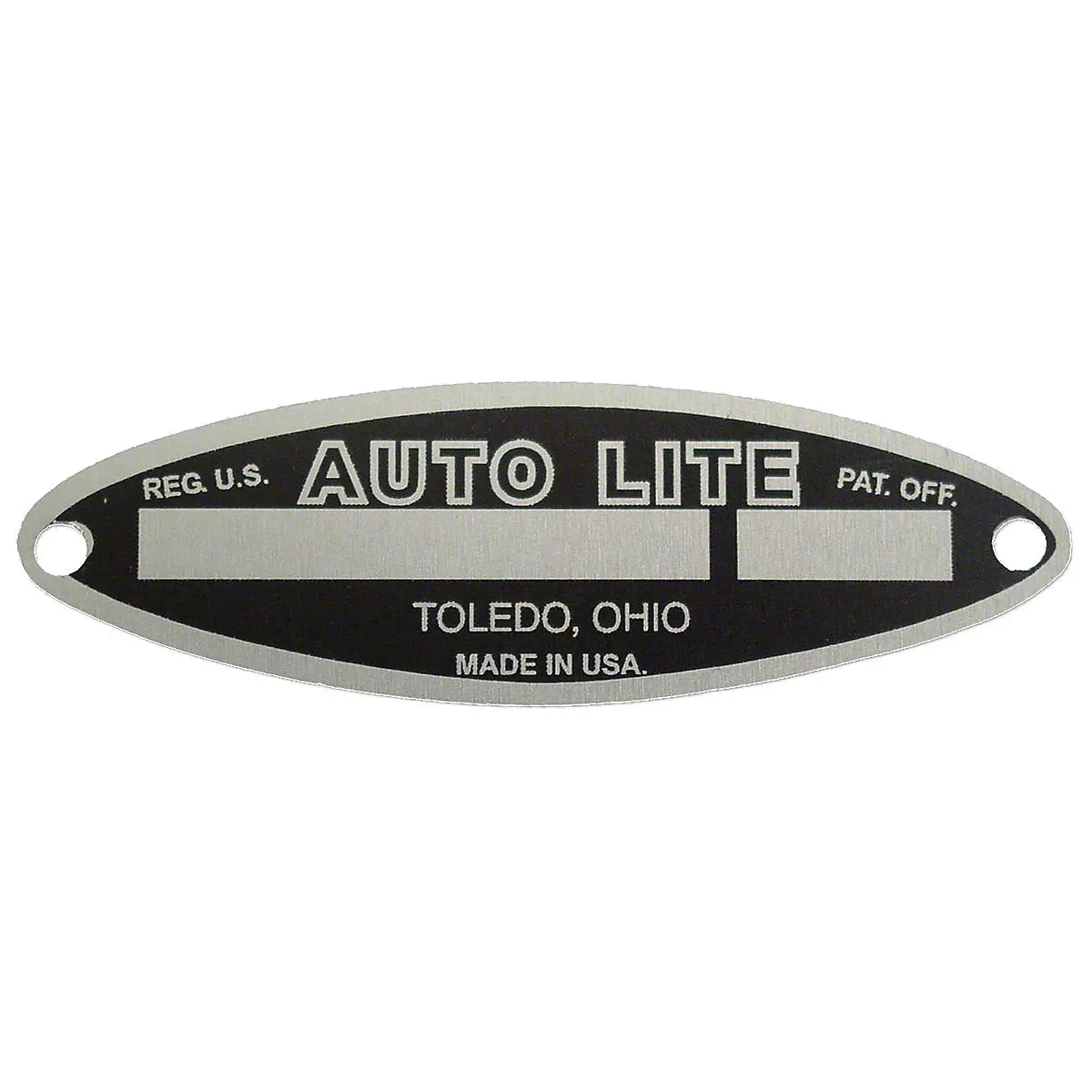 Starter Tag W/ (2) Rivet Autolite -Fits  John Deere  Tractor 1