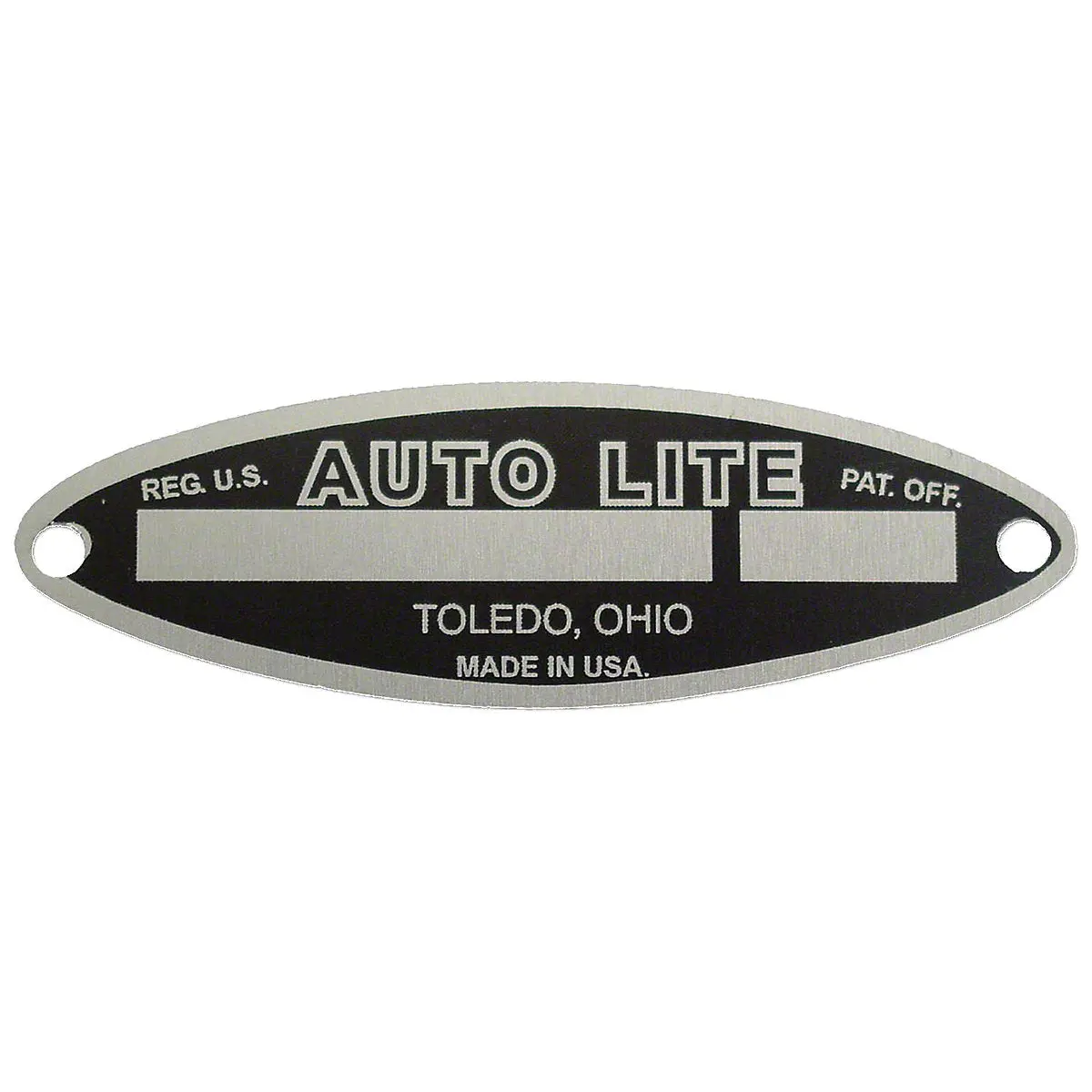 Generator Tag W/ 2 Rivets Autolite -Fits  Massey  Tractor 1