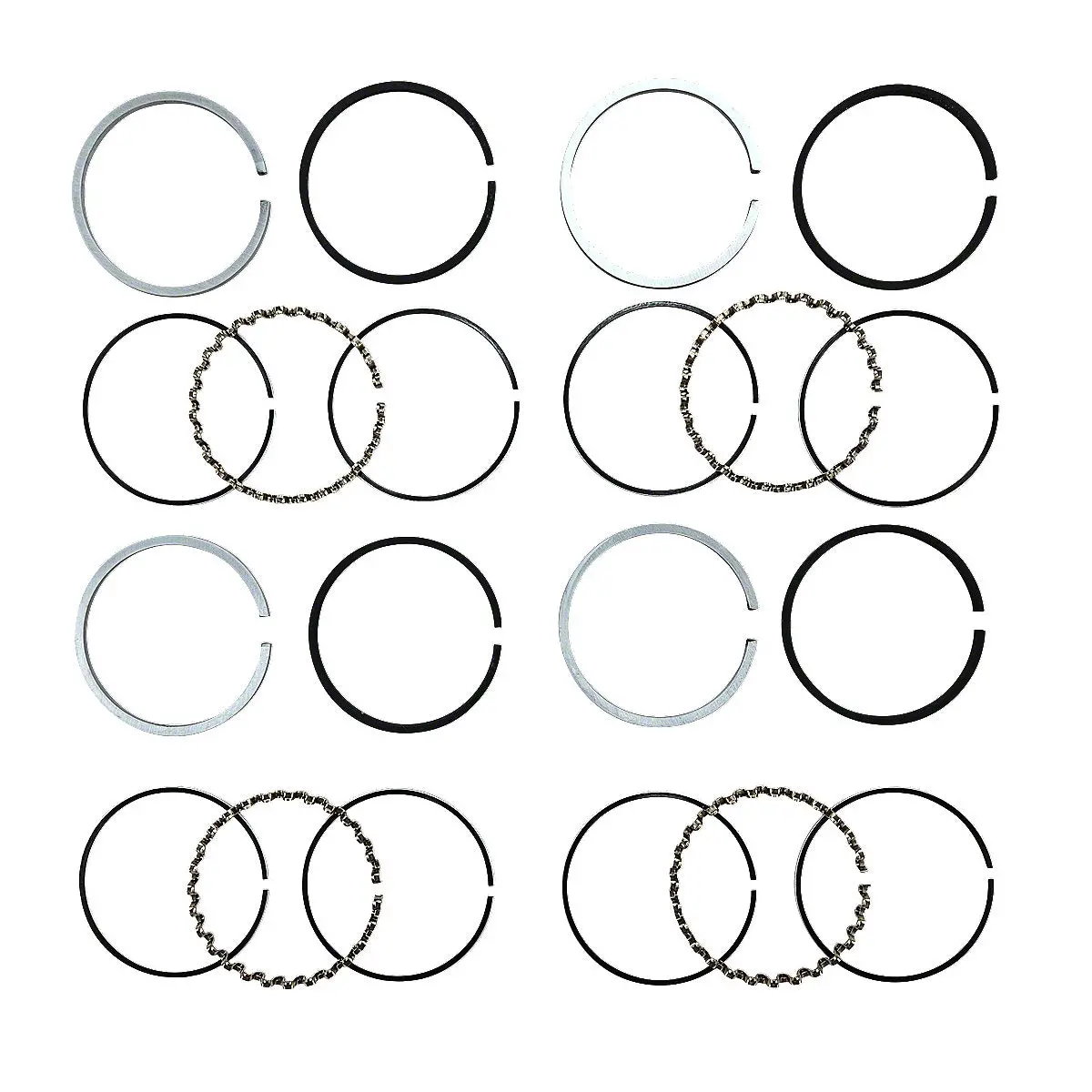 Piston Ring Set 4-Cylinder .040" Oversized Fits Allis Chalmers Tractor G 1