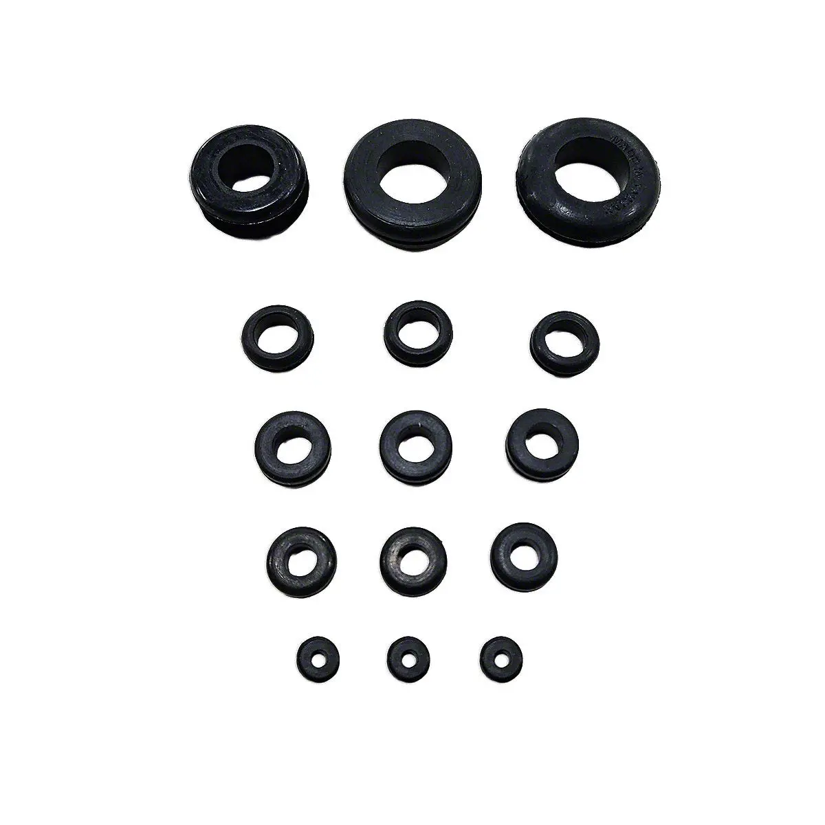 15 Piece Rubber Grommet Assortment Fits International Tractors | 315663C97 1