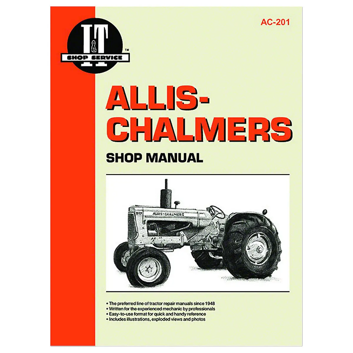 I&T Shop Service Manual For Allis Chalmers Tractor | D10, D12, D14, D15, D17, 160, 170, 175 1