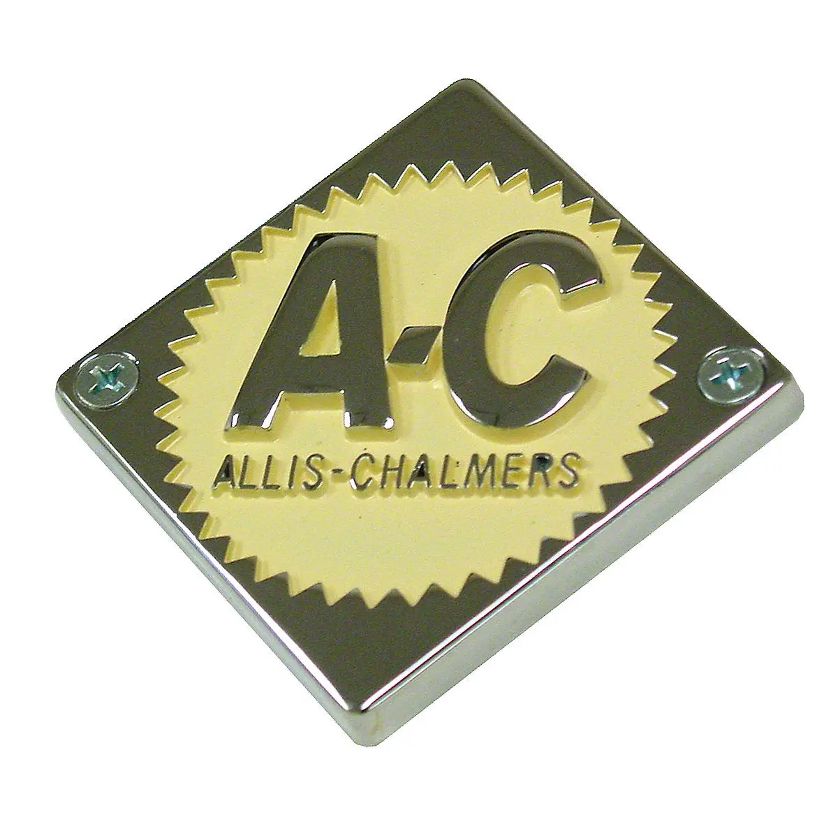 Front Grille Emblem Fits Allis Chalmers Tractor | Creme | 233852 1