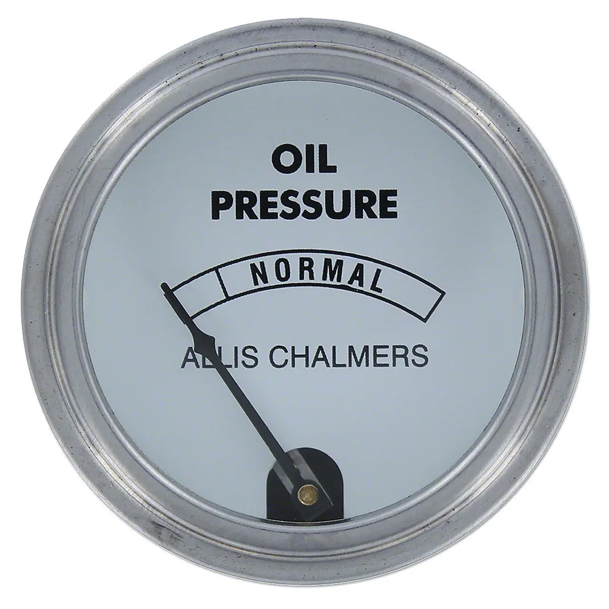 Oil Pressure Gauge With White Faceplate Fits Allis Chalmers Tractor | 0-45 Psi | 228718 228719 1