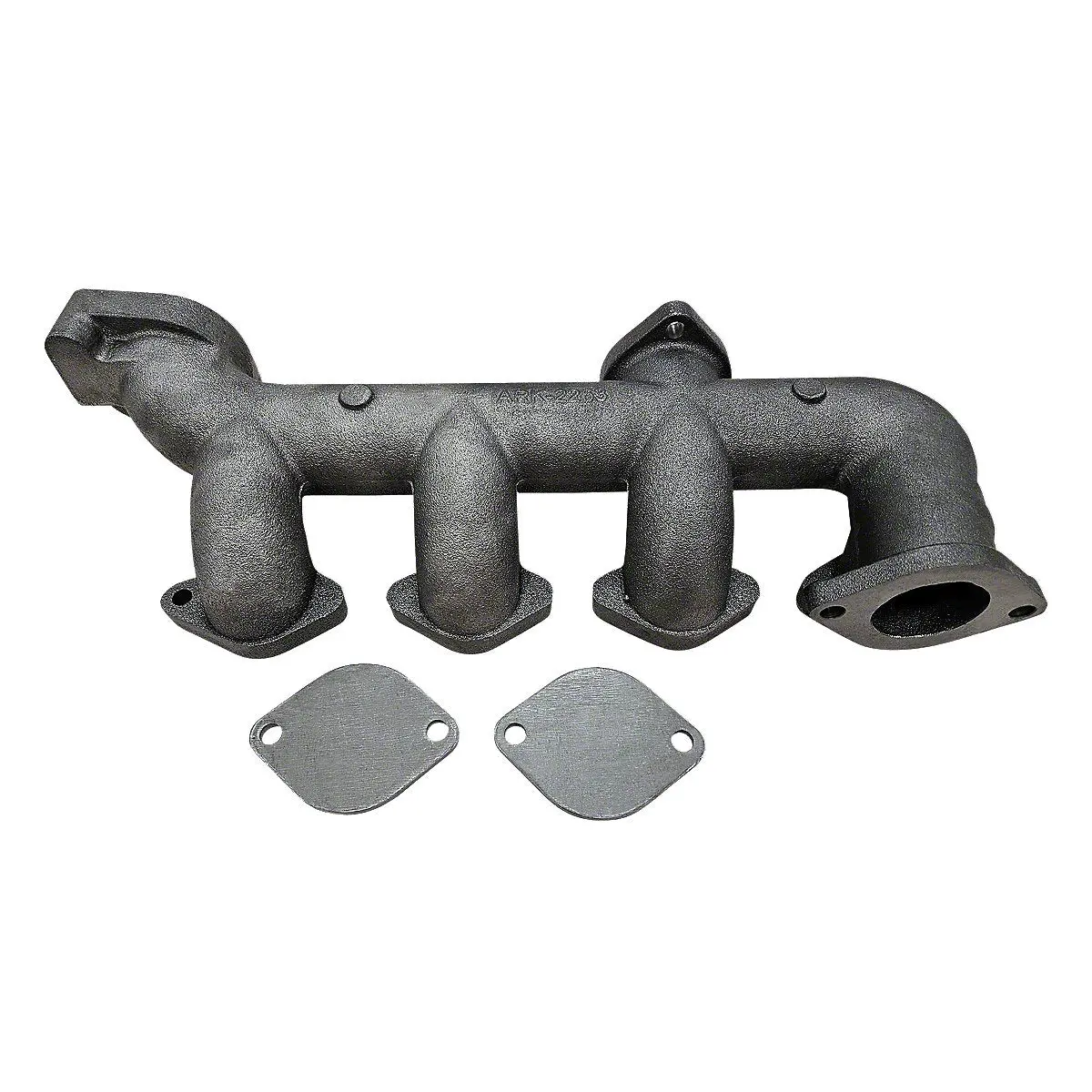 Exhaust Manifold With 2 Plates Fits Case Tractor | G2113, A39233, A182084 1