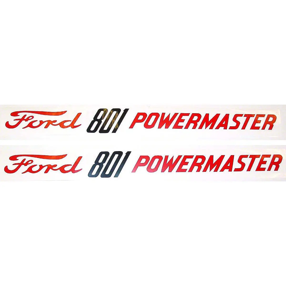 Vinyl Decal Hood Set Fits 1957-1962 Ford 801 Powermaster Tractor 1