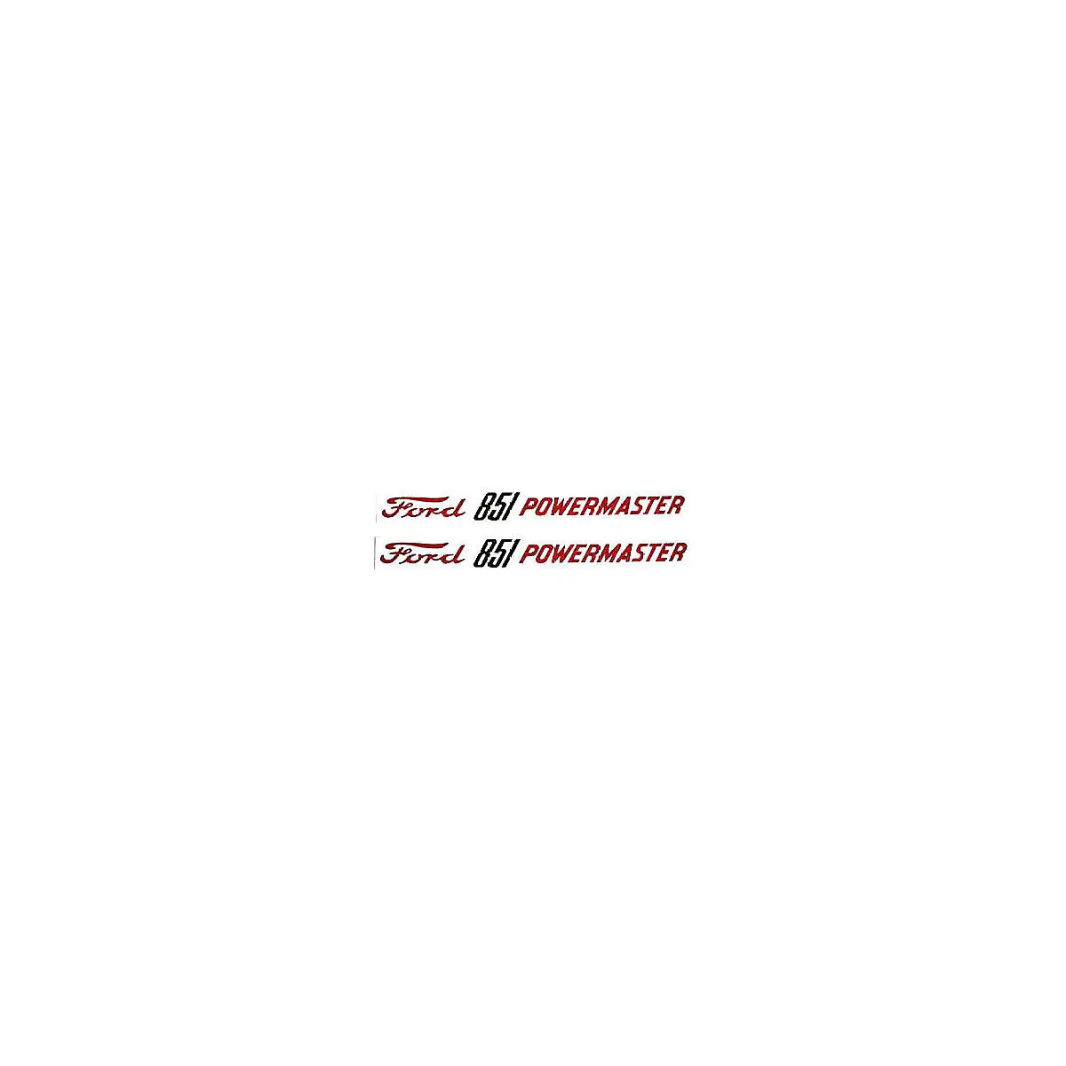 Mylar Decal Hood Set Fits 1957-1962 Ford 851 Powermaster Tractor 1