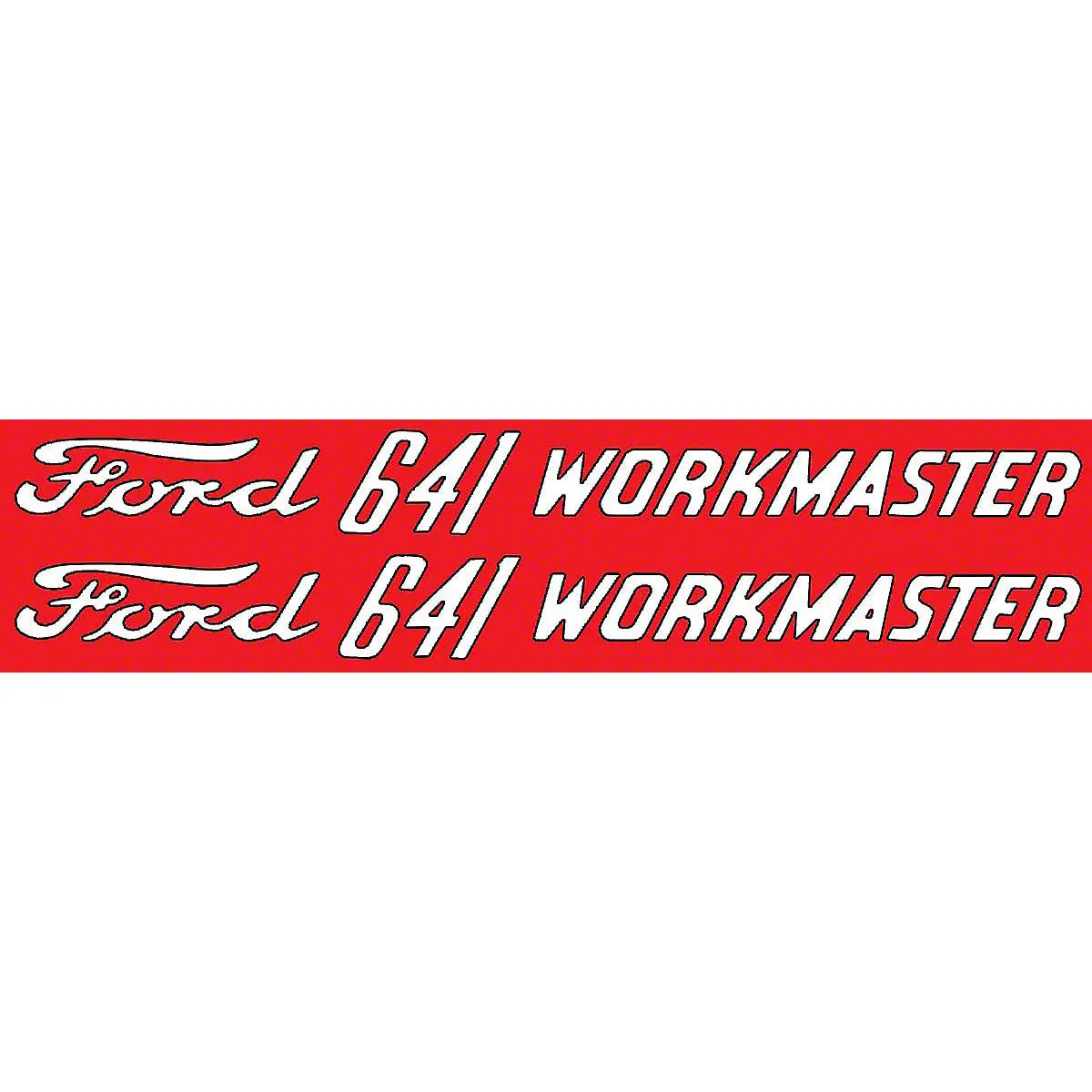Vinyl Decal Hood Set Fits 1957-1962 Ford 641 Powermaster Tractor 1