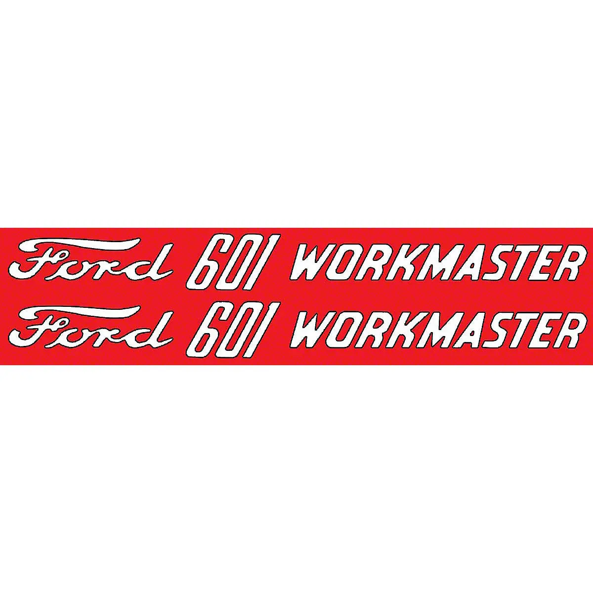 Vinyl Hood Decal Set Fits 1957-1962 Ford 601 Workmaster Tractor 1