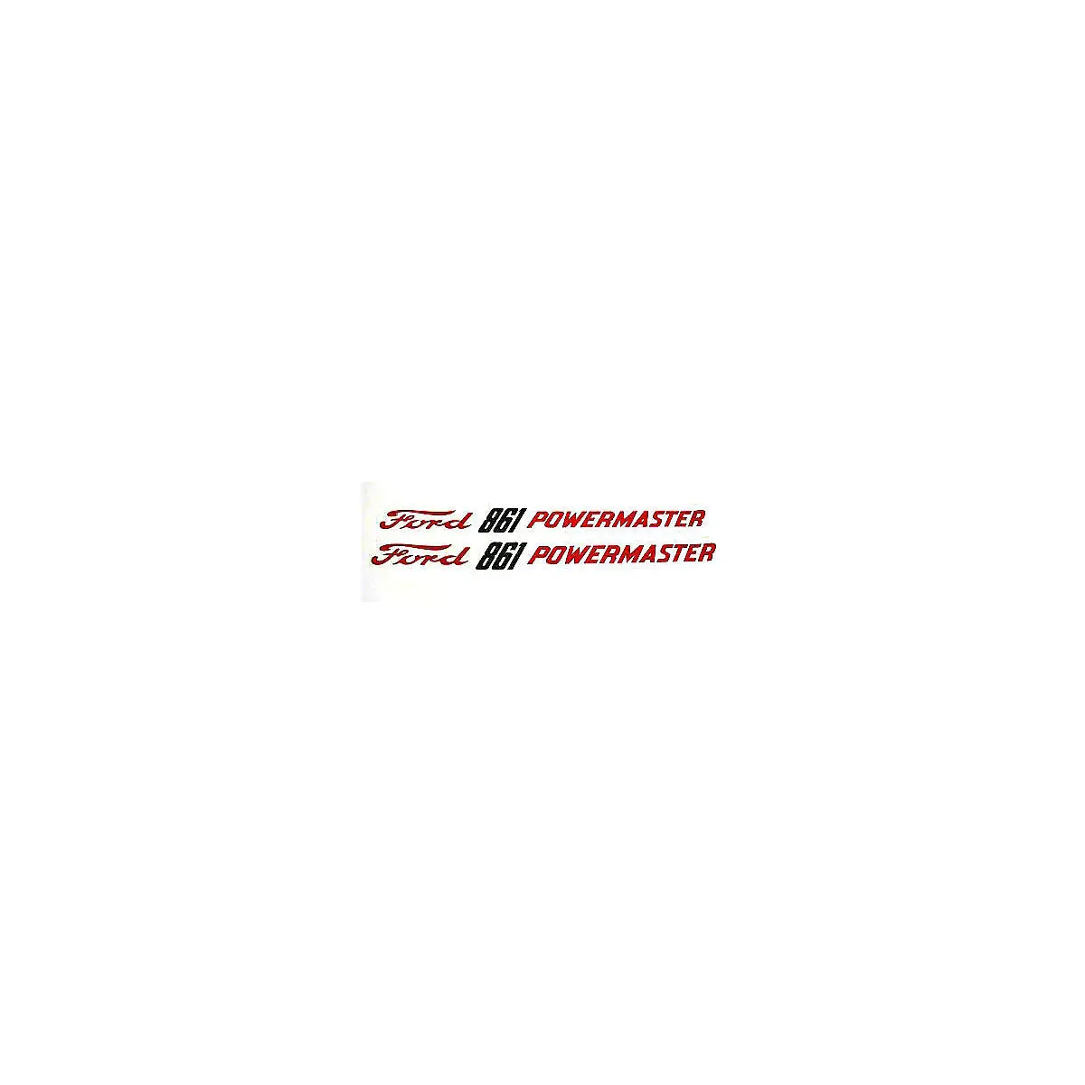 Vinyl Hood Decal Set Fits 1957-1962 Ford 861 Powermaster Tractor 1