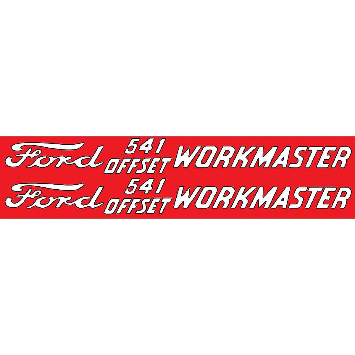 Mylar Decal Set Fits 1959-1962 Ford 541 Offset Workmaster Tractor 1