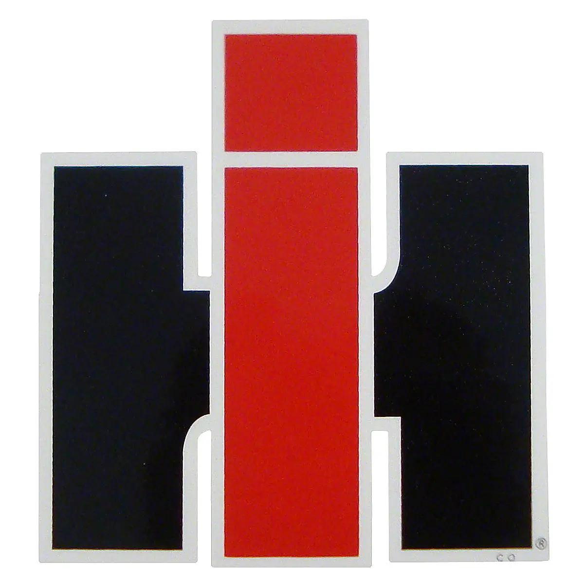 Ih Logo Decal Fits International Tractor | 4-1/2" X 4-3/4" 1