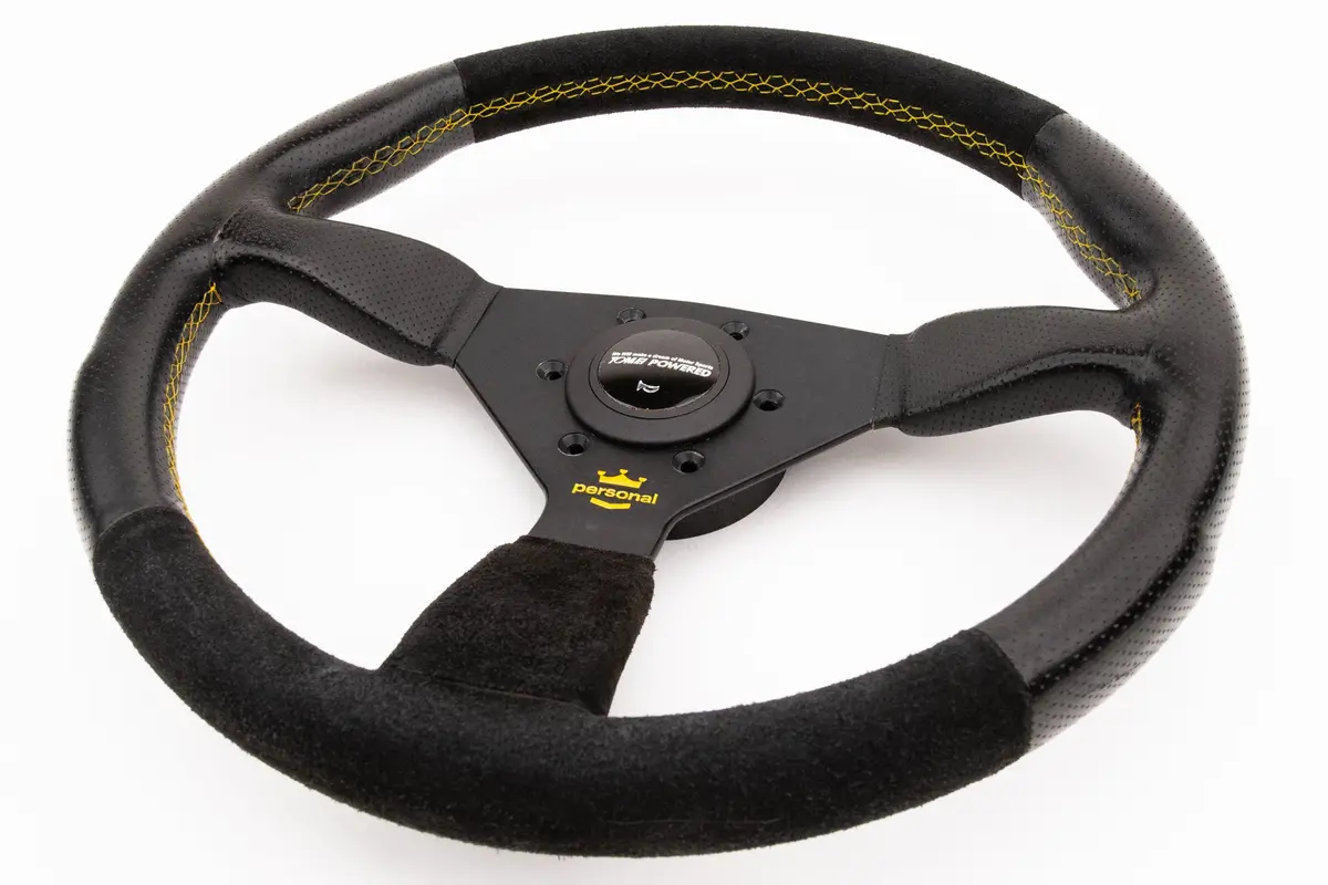 GRINTA Personalized Steering Wheel – 350mm with TOMEI Horn Button