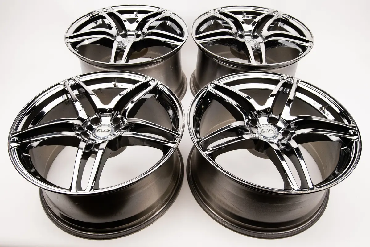 AVS Model 5 18" Wide-Body Wheel Set — 10J+45 / 9J+35 (5x114.3)