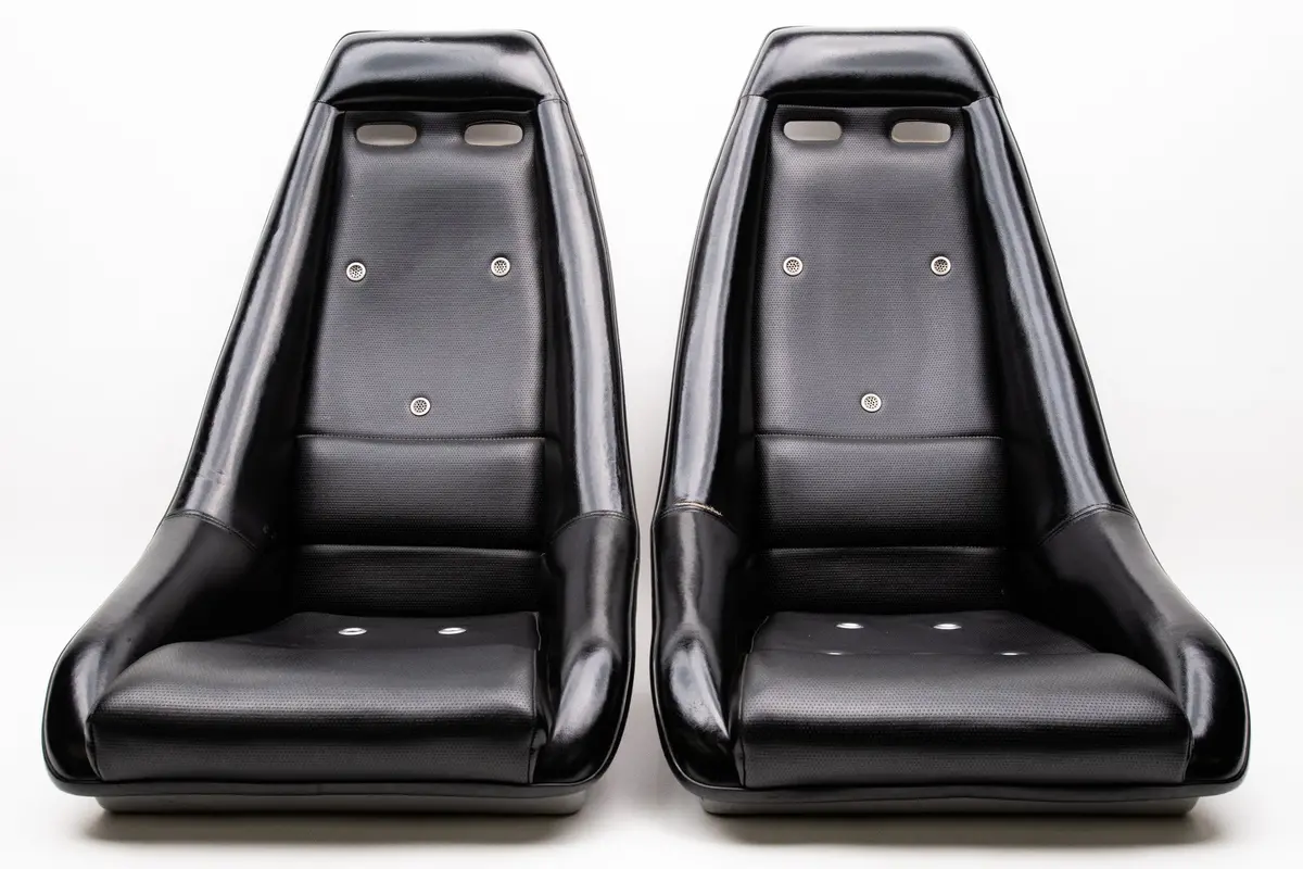 Hippo Sleek Vintage-Inspired Bucket Seats – Pair (1980s Production Era)