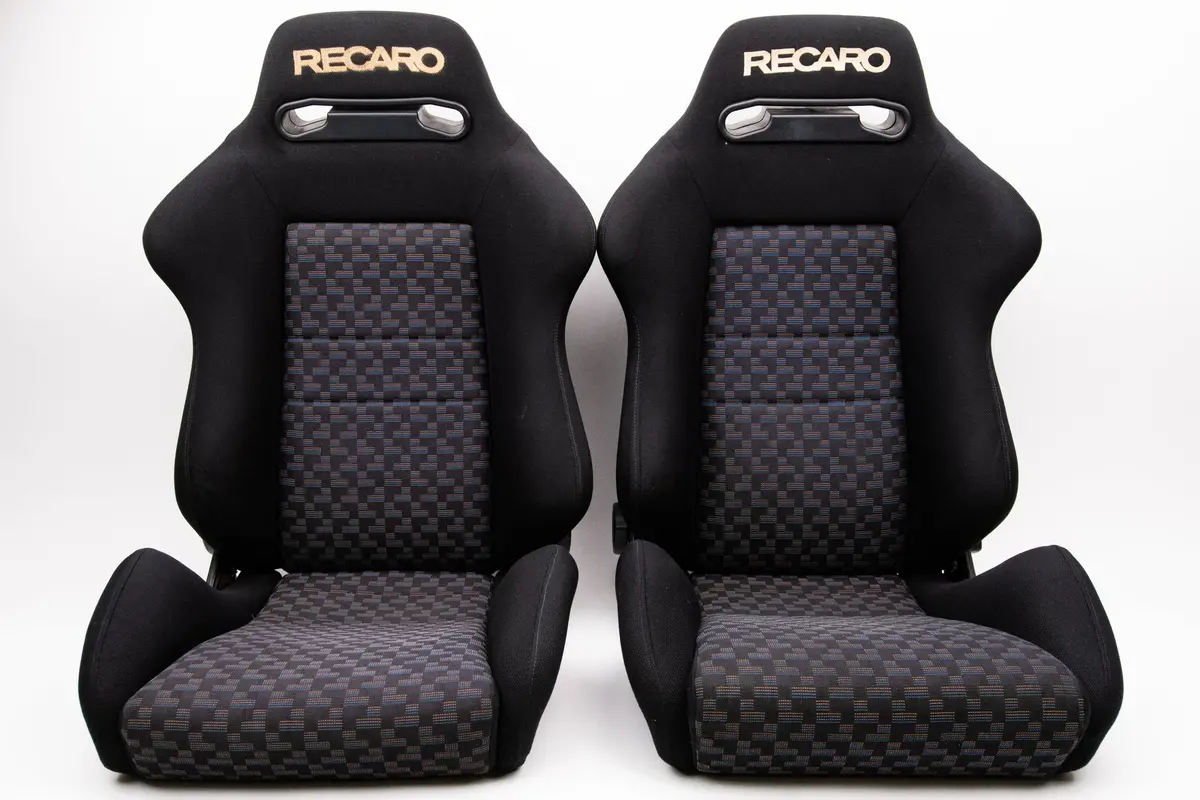 Recaro INDY/AV Schwarz SR2 Sport Seat Pair