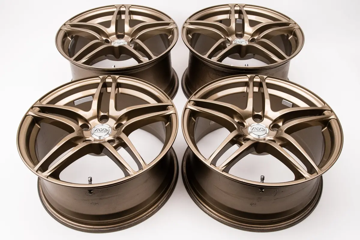 AVS Model 5 Performance Wheels – 17" Balanced Set (9J +45 & 8J +45, 5×114.3)