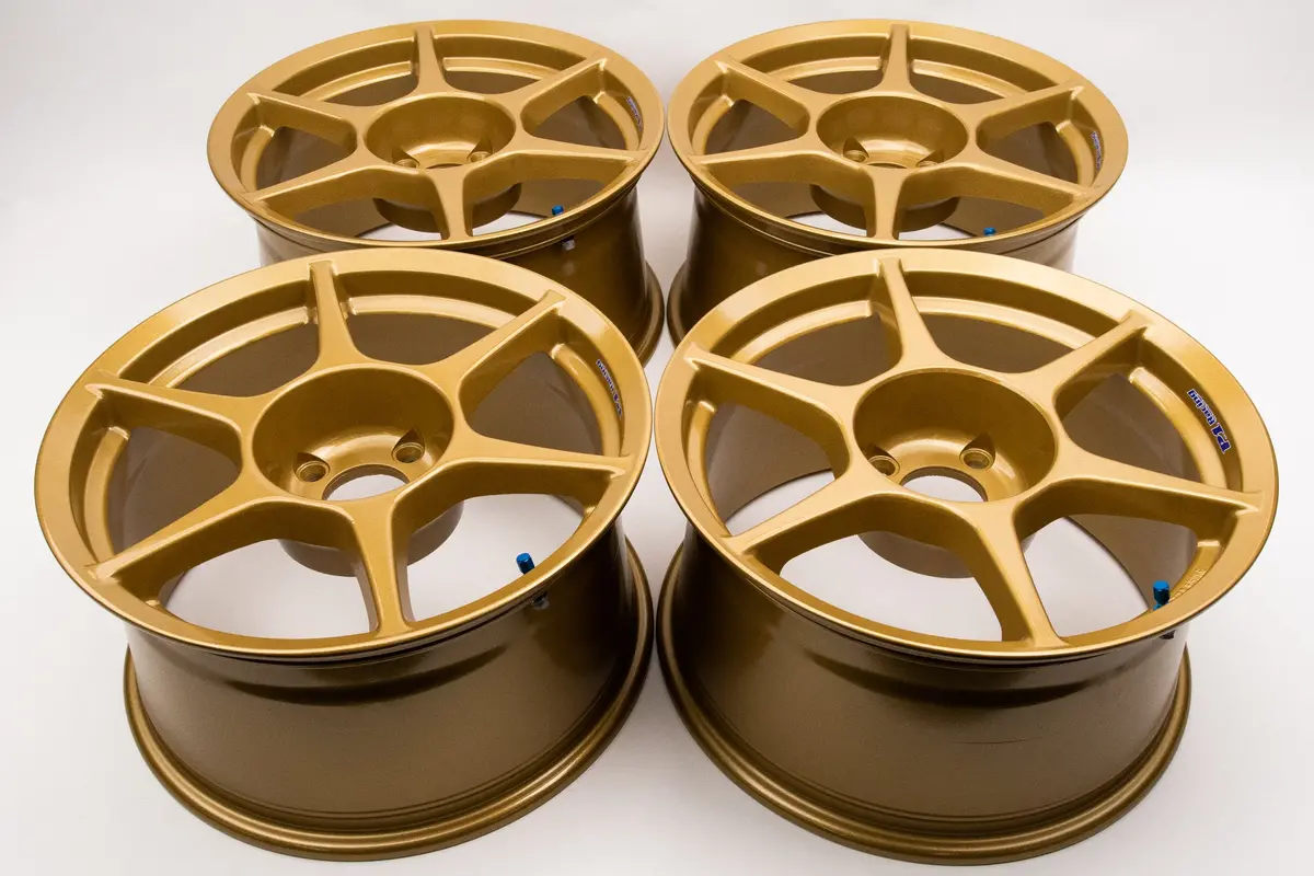 Buddy Club P1 Track Wheels – 17" Offset-Matched Pair (9J +27 & 9J +37, 4×114.3)