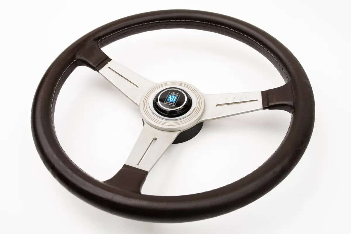Nardi Classic Steering Wheel – 360mm, Brown Leather (1980s Edition)