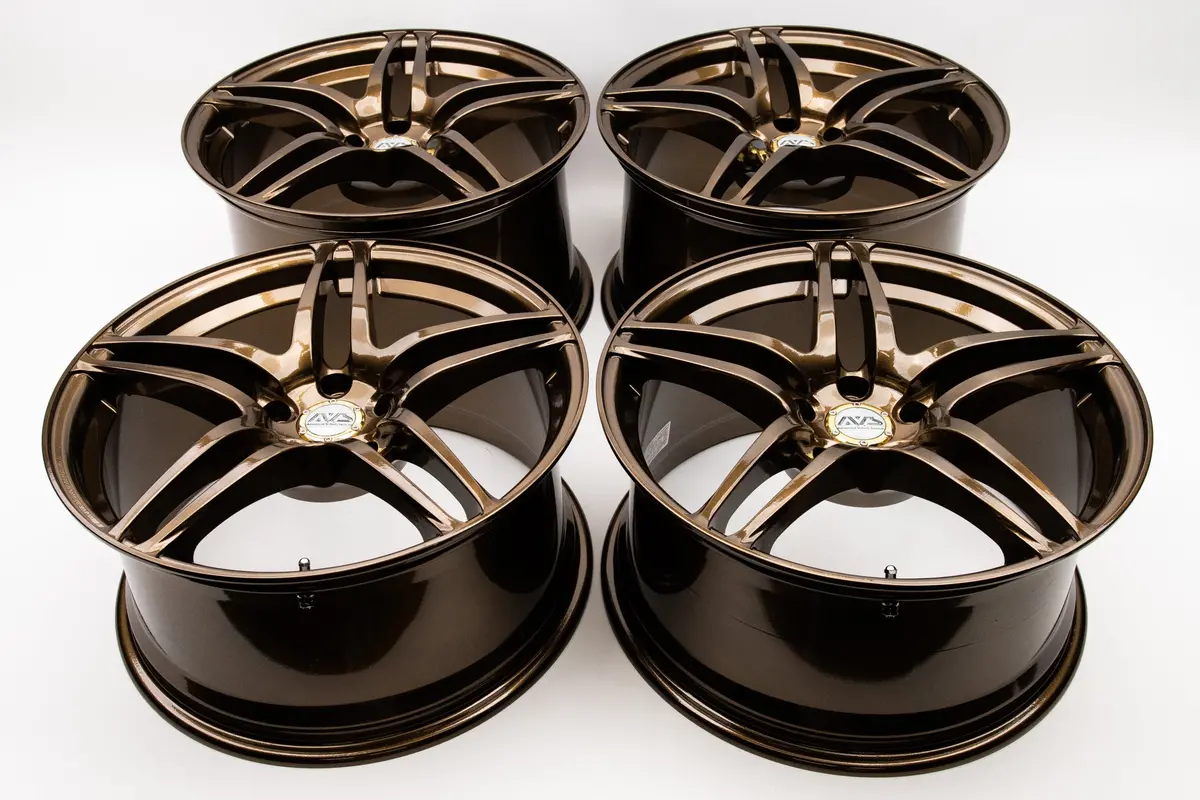 AVS Model 5 Dual-Width Wheels – 18" (10J +45 / 9J +40, 5×114.3)