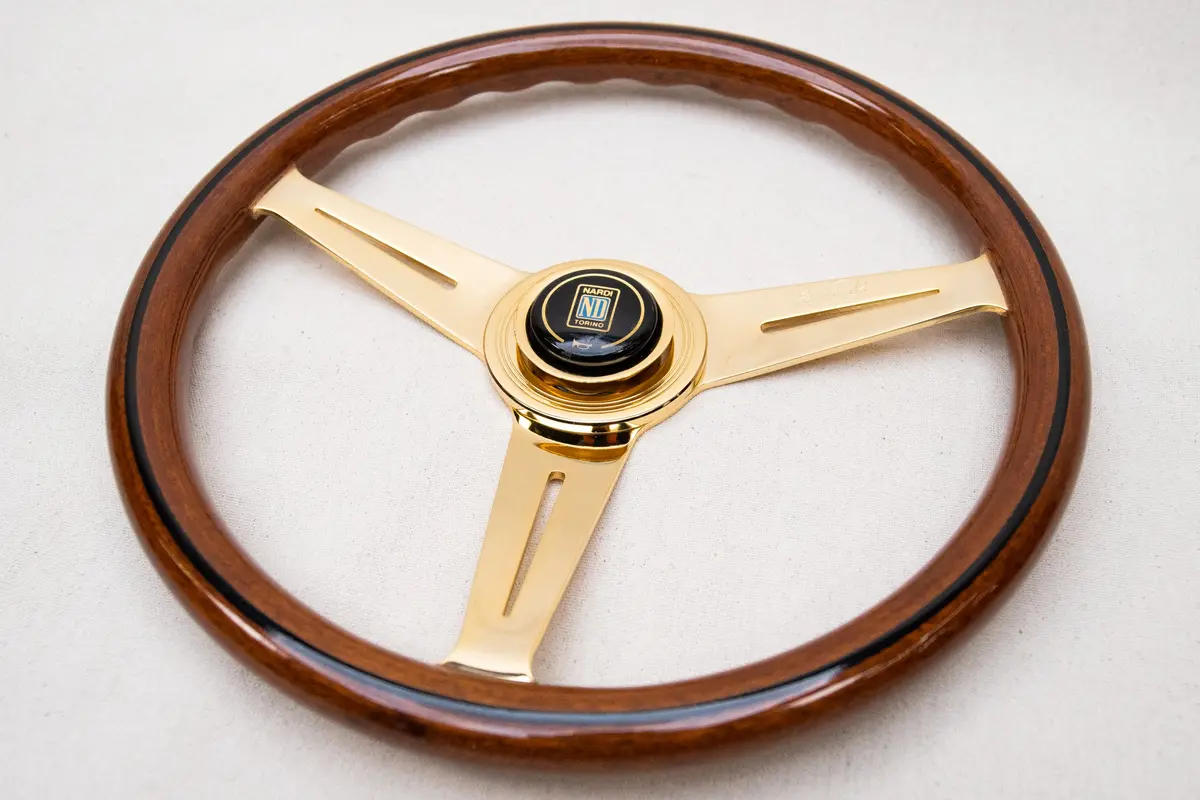 Gold-Plated Nardi Classic Steering Wheel – 360mm