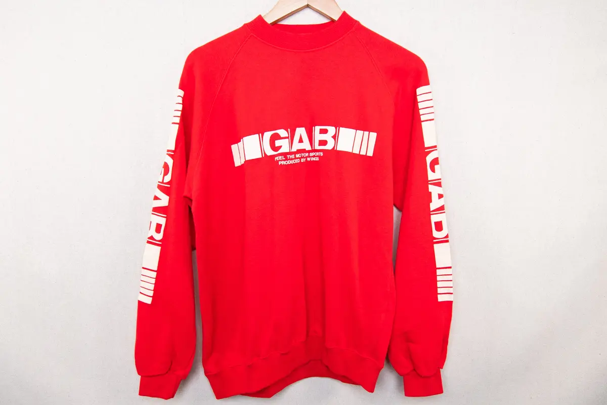GAB Vintage-Style Crewneck Sweatshirt – Large