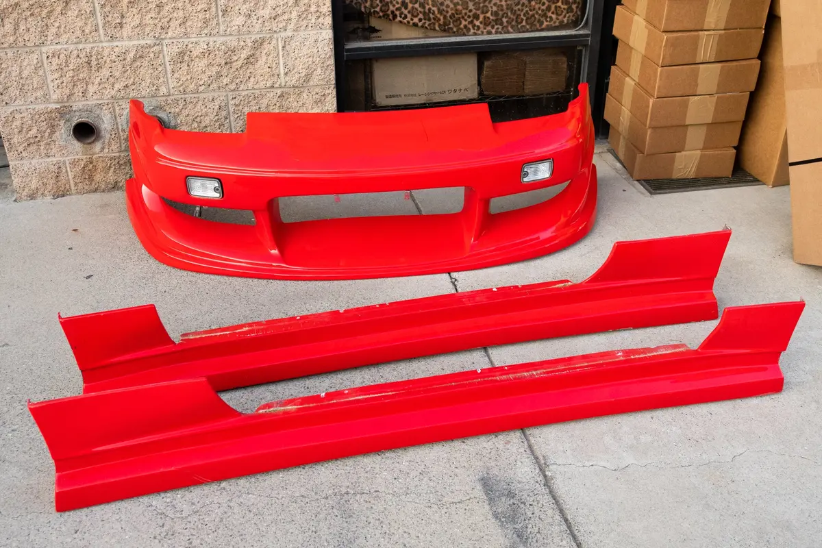 Nissan 180SX WORKS9 Front Bumper and Side Skirt Kit – Full Body Enhancement