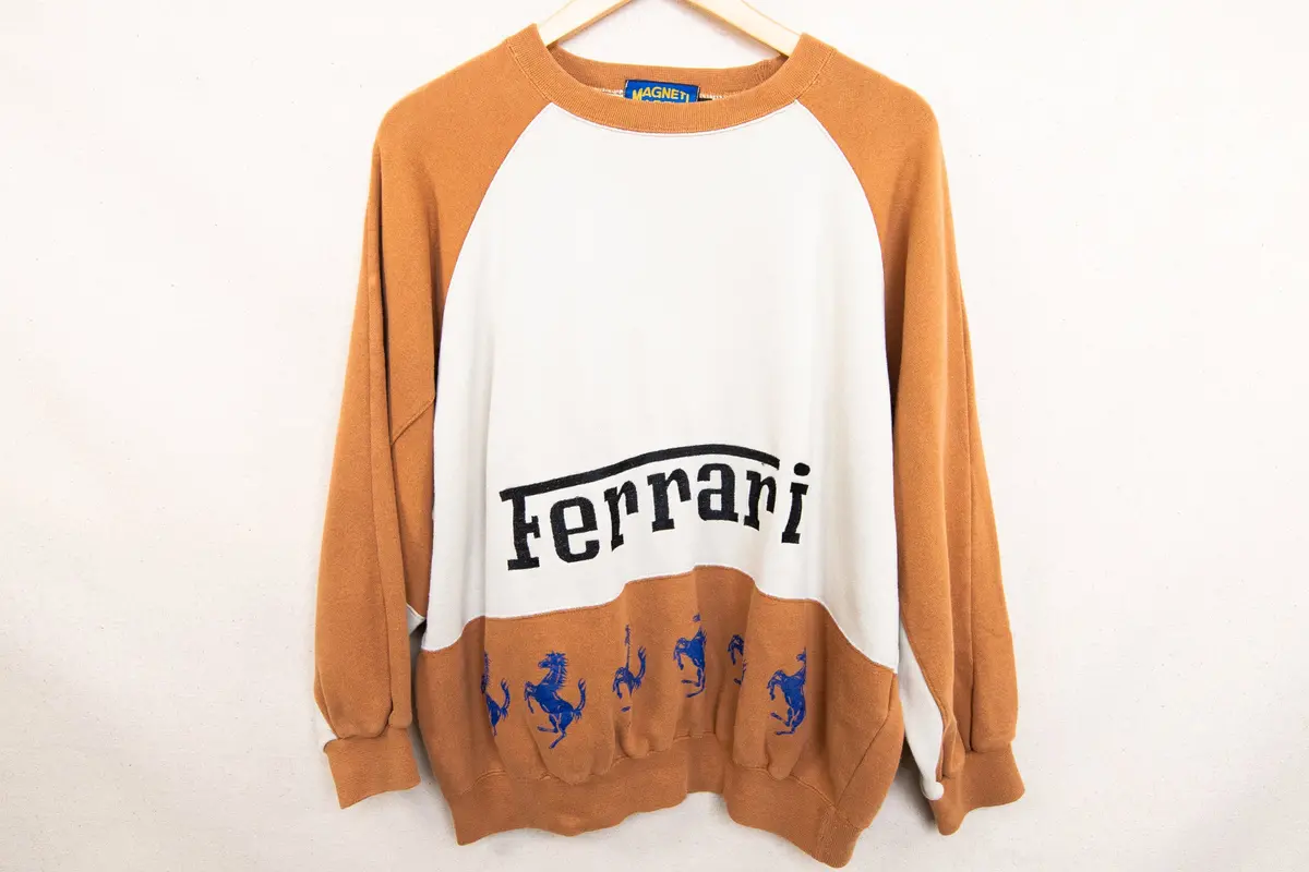 Ferrari Branded Cotton Sweatshirt – Medium