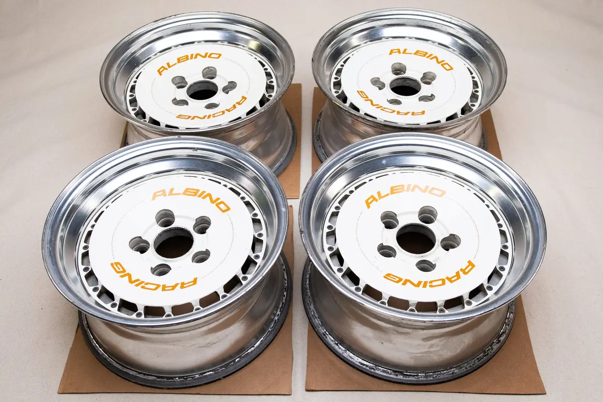 WEDS Albino Racing Wheel – 14x7J, +12 Offset, 5x114.3 PCD