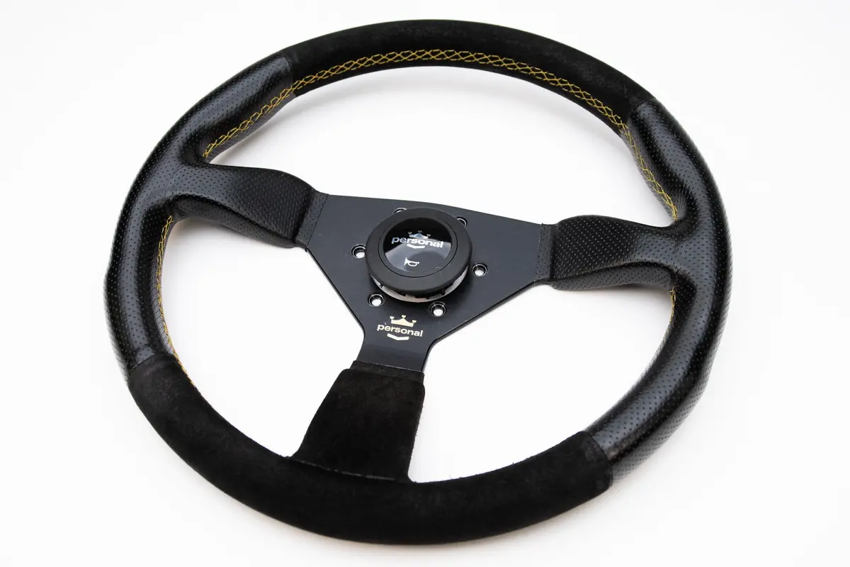 Personal Grinta 350mm Steering Wheel – Custom-Built Steering Hub