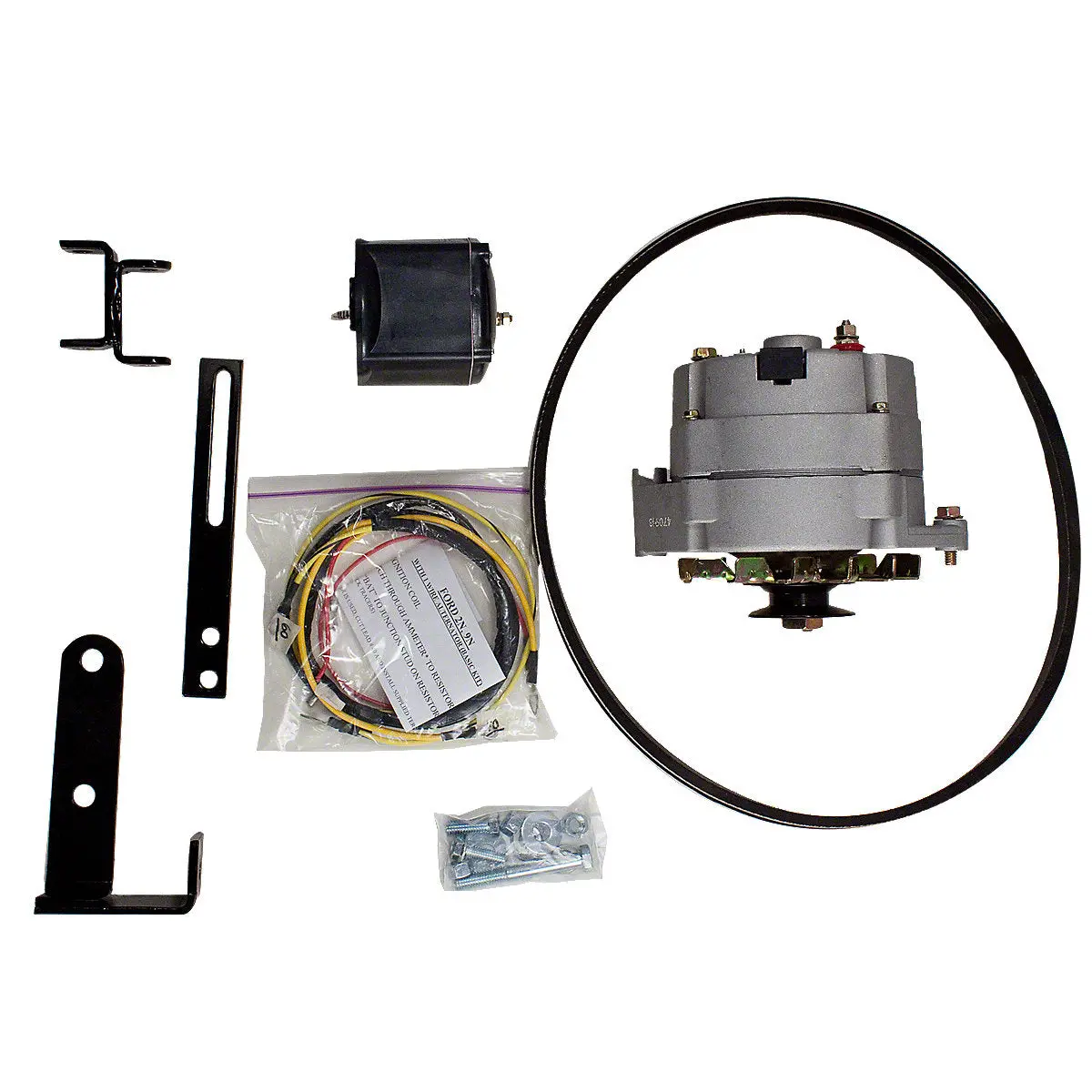 Alternator Conversion Kit (Negative Ground Systems) Fits Ford 2N 8N 9N Tractor 1