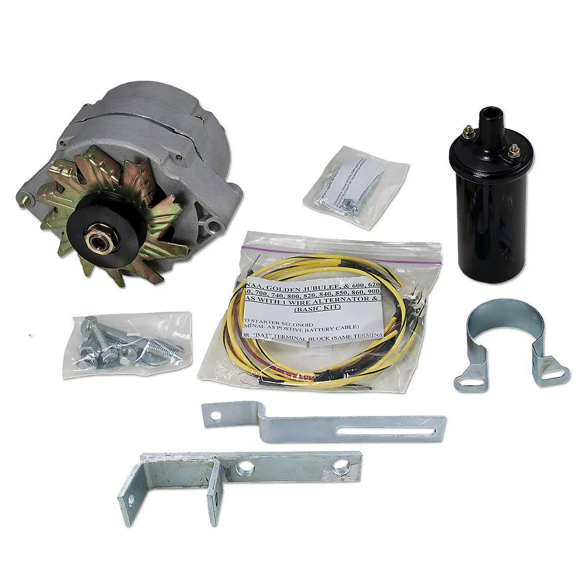 Alternator Conversion Kit Negative Ground Systems Fits Ford Naa Jubilee Tractor 1