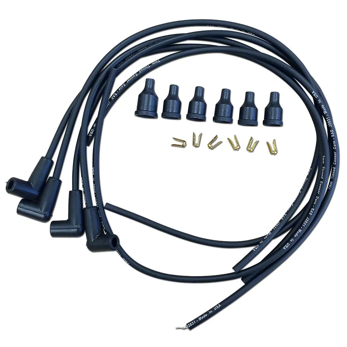 Spark Plug Wiring Set W/ 90 Degree Boots -Fits  Minneapolis Moline  Tractor 1