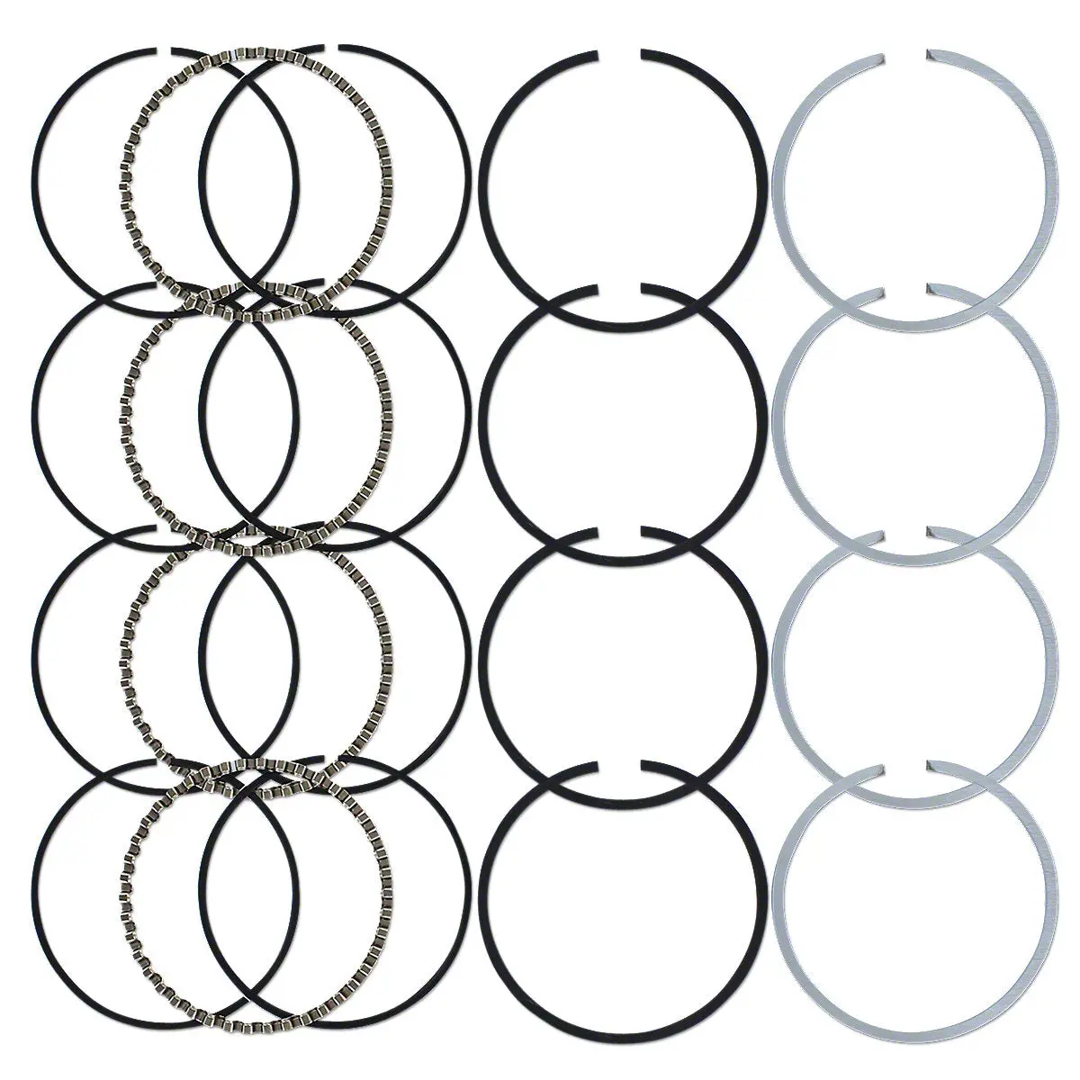 Piston Ring Set 4Cyl 3-3/16" Bore Fits Ford 9N 2N 8N Tractors 9N6149a 1