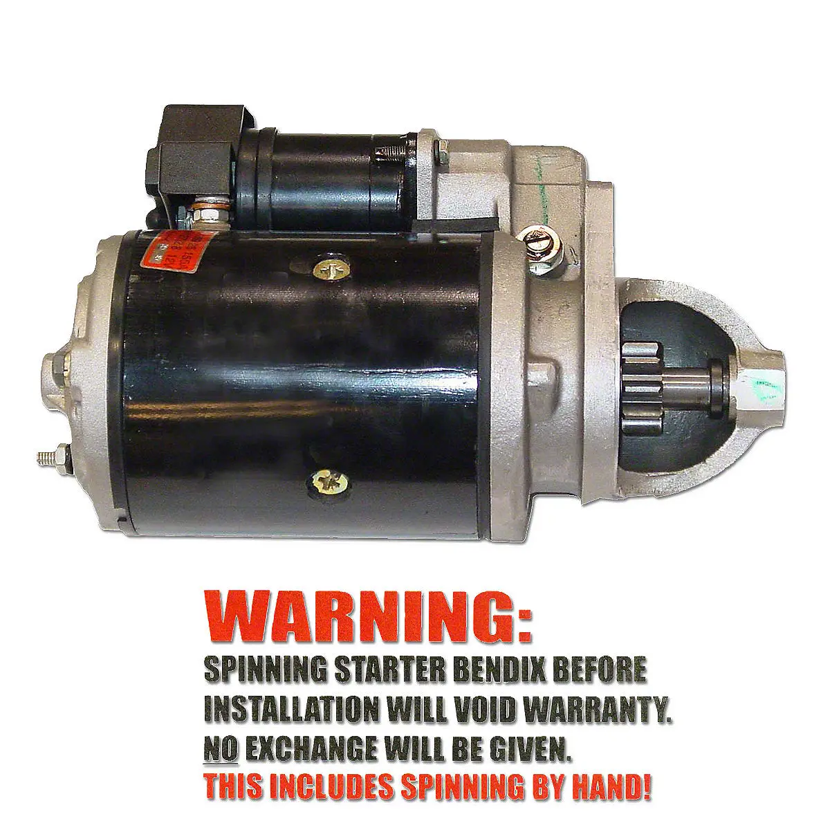 D4nn11000br, D8nn11000ce 12-Volt Starter W/ Solenoid -Fits  Ford  Tractor 1