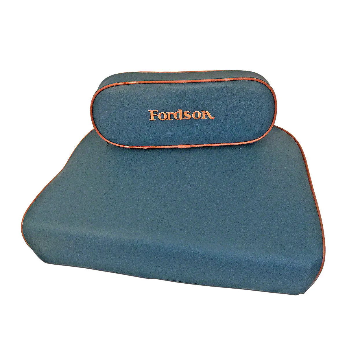 Seat Cushion Set Fits Ford Tractor | Blue W/ Orange Trim 1