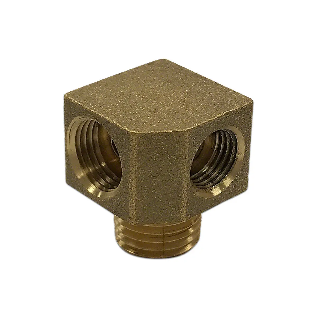 Oil Gauge Line To Block Elbow Oil Terminal Block Fits Ford 2N 9N Tractors 9N6722 1