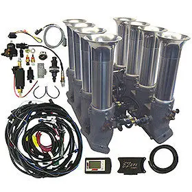 Old School Hemi Enderle Stack, Fitech, Efi System Complete 1