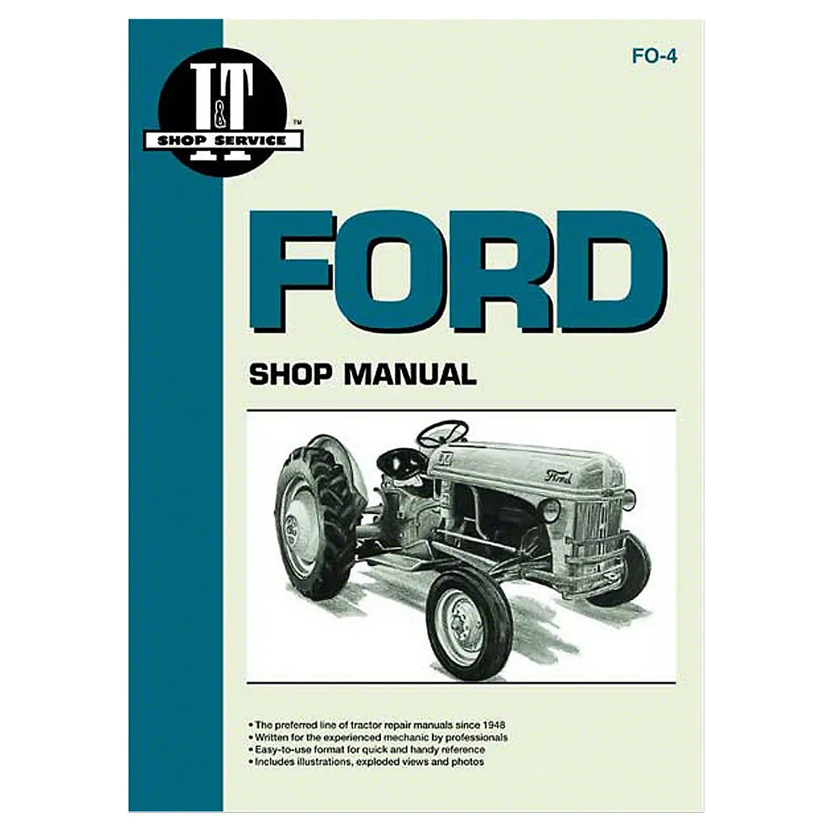 I&T Shop Service Manual For Ford Tractor | 9N, 2N, 8N 1