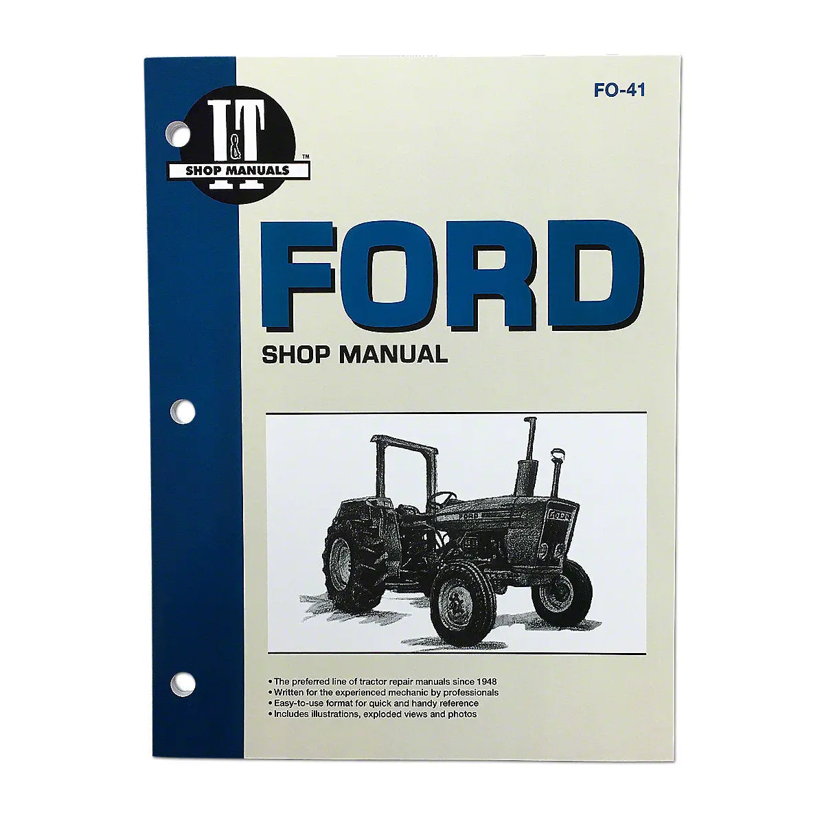 I&T Shop Service Manual For Ford Tractor | 2310, 2600, 3600, 4100, 4600 1